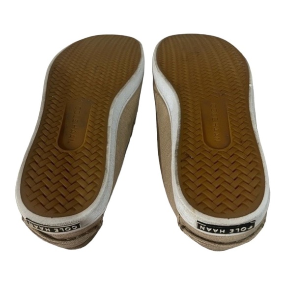 Cole Haan Grand OS Pinched Weekender Tan Canvas Loafer Mens Size 9 - Picture 6 of 8